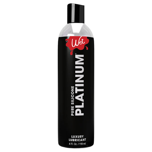 Wet Platinum - Luxury Silicone Based Lubricant (4 Oz)