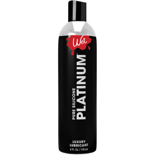 Wet Platinum Luxury Silicone-Based Lubricant – 8 oz
